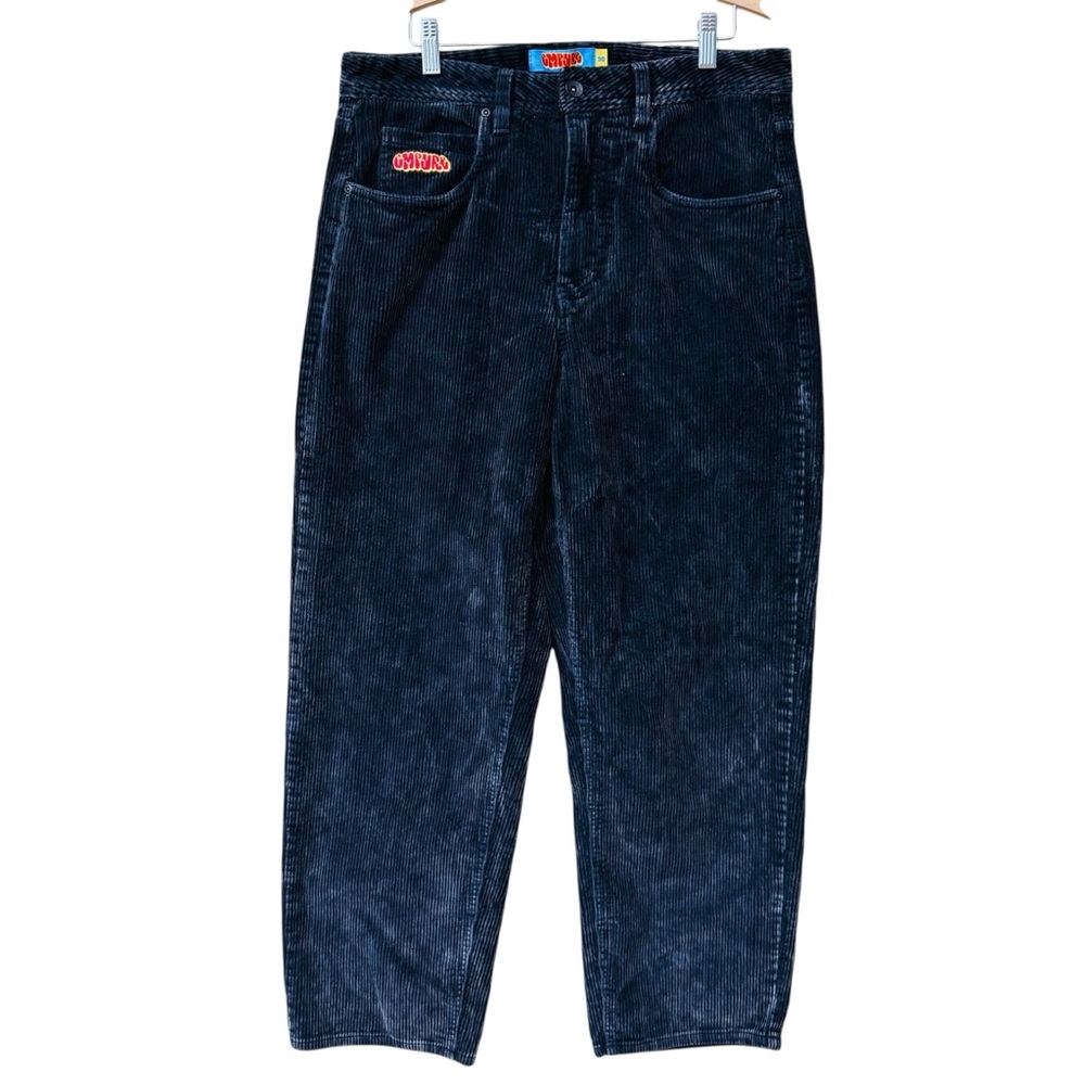 Empyre Black Corduroy Pants Men’s 30 Relax Baggy Skateboard Street Wear
